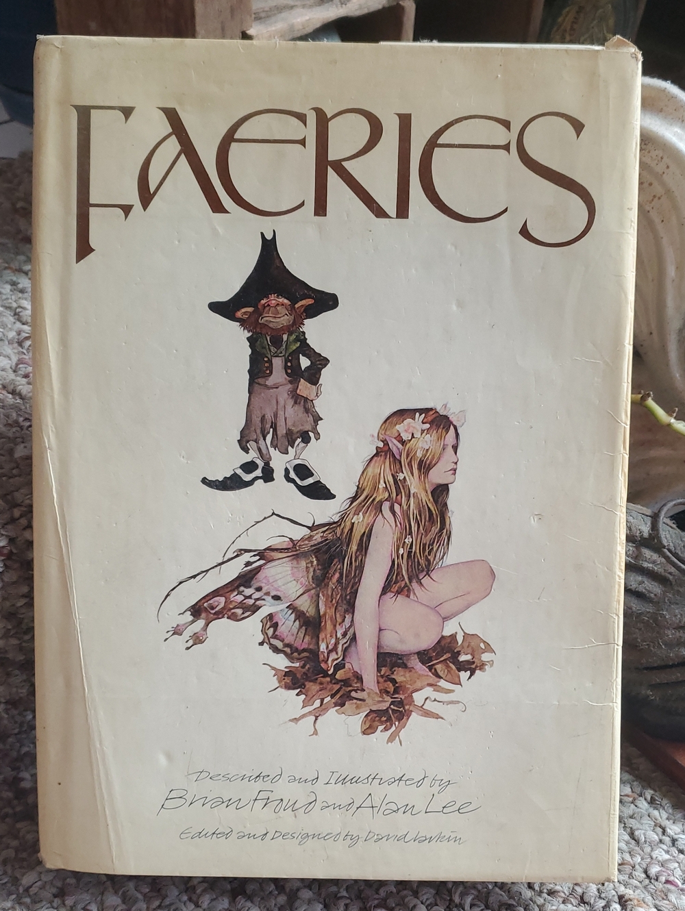 Faeries Hardcover Book By Brian Frond & Alan Lee 1978